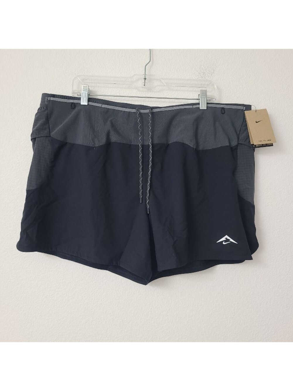 Nike Trail Second Sunrise 5" Brief-Lined Running Shorts HJ3572-010 Size XXL Blac